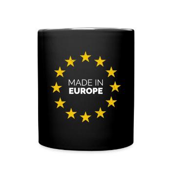 Europe Union Européenne EU Made In - Mug uni - noir - Devant