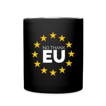 Anti-Europe Union européenne Non UE - Mug uni - noir - Devant