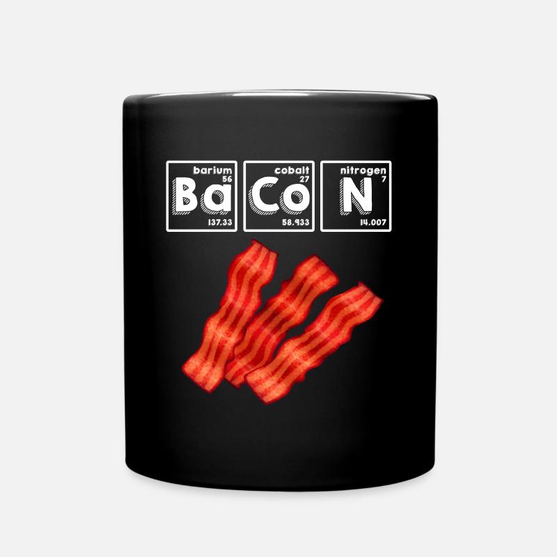 Bacon Science Periodic Table Chercheur scientifique - Mug uni - noir
