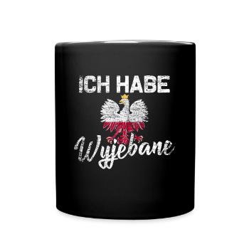 Polen Wyjebane Spruch - Tasse einfarbig - Schwarz - Vorne