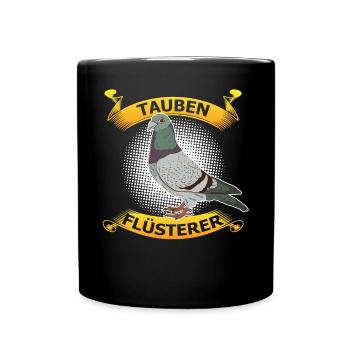 Pigeon pigeon fanciers pigeons funny gift - Full Colour Mug - black - Front