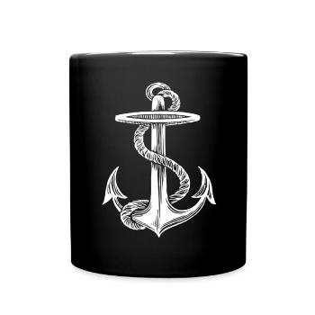 Anchor design - Full Colour Mug - black - Front