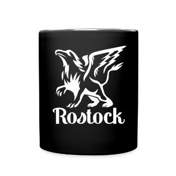 Rostock - Tasse einfarbig - Schwarz - Vorne