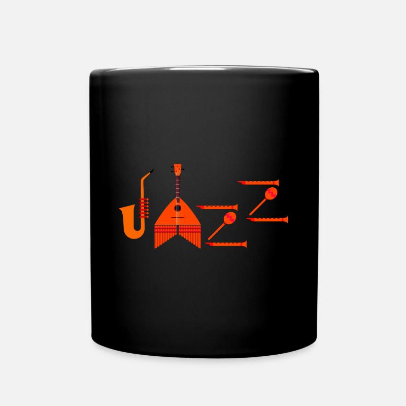 Instruments de musique Jazz Clef - Mug uni - noir