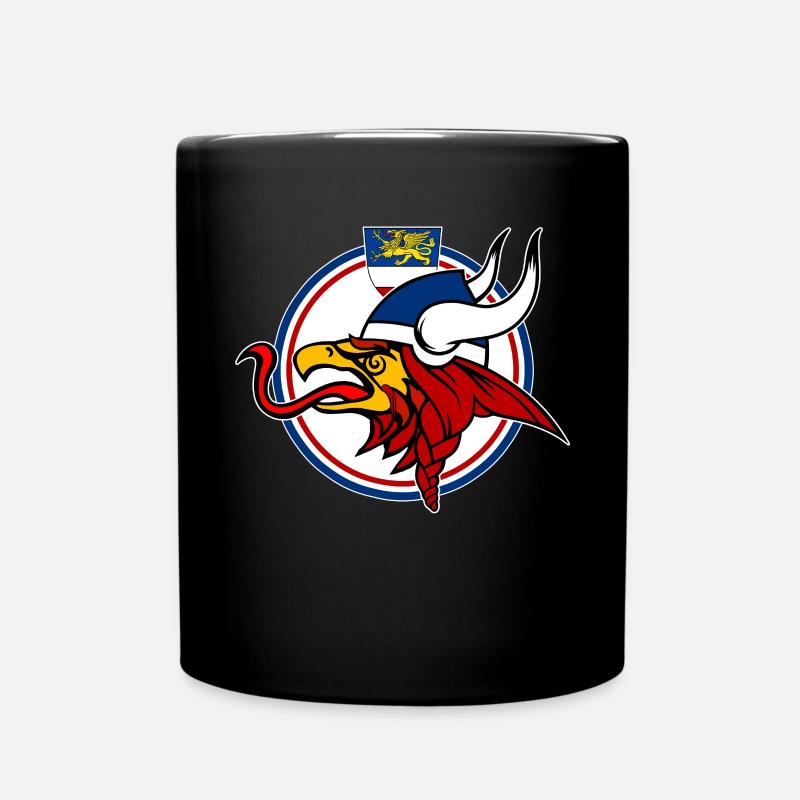 Wikinger-Greif Rostock - Tasse einfarbig - Schwarz