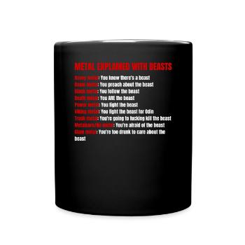 Cadeau Hard Rock Rocker Dire Heavy Metal Music - Mug uni - noir - Devant