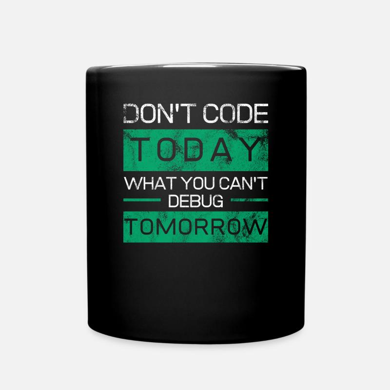 Drôle de cadeau programmeur nerds - Mug uni - noir