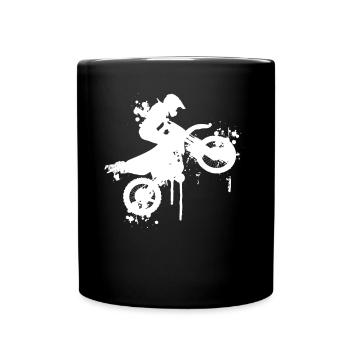 Cadeau de motocross - Mug uni - noir - Devant