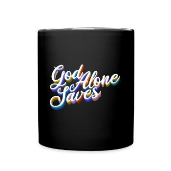 Dieu inspiration Bible Chrétiens Bible vers le don - Mug uni - noir - Devant