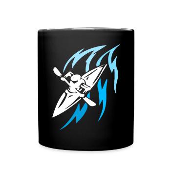 Kayak - Sport - Mug uni - noir - Devant