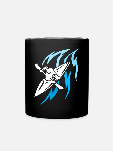 Kayak - Sport - Mug uni - noir
