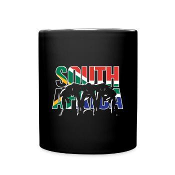 South Africa Rugby 2019 Fans Kit for South - Full Colour Mug - black - Front