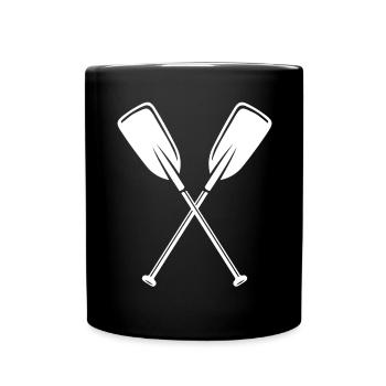 Paddel - Tasse einfarbig - Schwarz - Vorne
