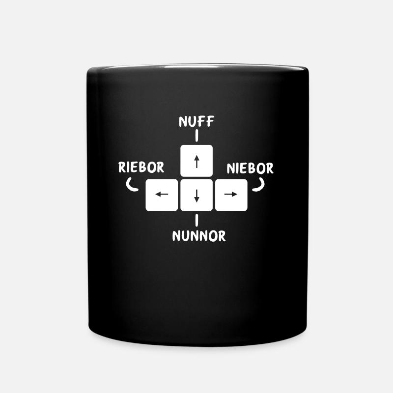 PC Shirt für Computer Spieler auf sächsisch Sachse - Tasse einfarbig - Schwarz