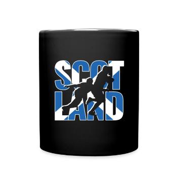 Scotland Rugby 2019 Fans Kit for Scottish - Full Colour Mug - black - Front
