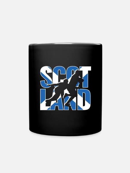 Scotland Rugby 2019 Fans Kit for Scottish - Full Colour Mug - black