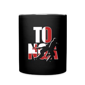 Kit de ventilateurs Tonga Rugby 2019 pour les supporters tongans, - Mug uni - noir - Devant