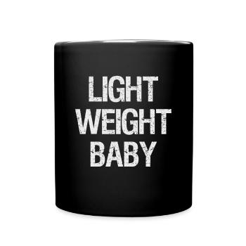 Light Weight Baby - Bodybuilding Training Gym - Full Colour Mug - black - Front