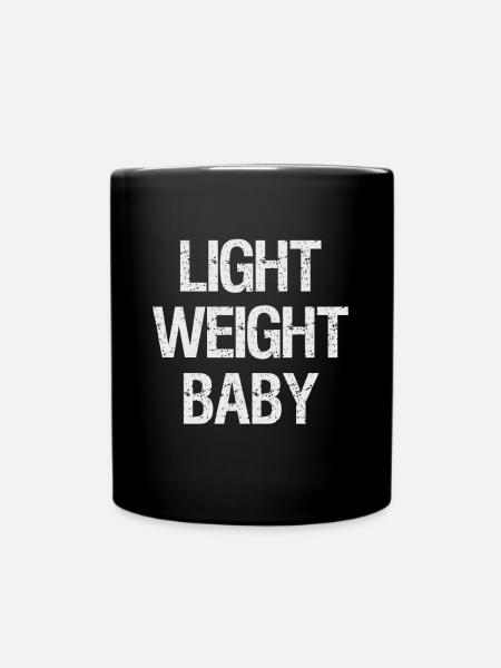 Light Weight Baby - Bodybuilding Training Gym - Mug uni - noir