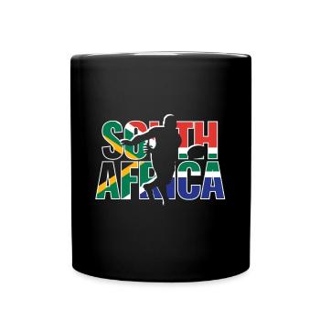South Africa Rugby 2019 Fans Kit for South - Full Colour Mug - black - Front