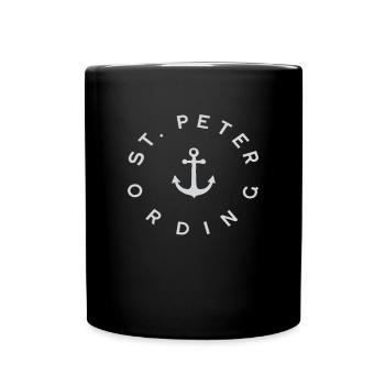 Moin Moin St. Peter-Ording St. Peter-Urdem - Full Colour Mug - black - Front