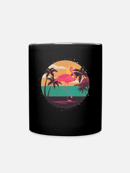 Flamingo - Mug uni - noir