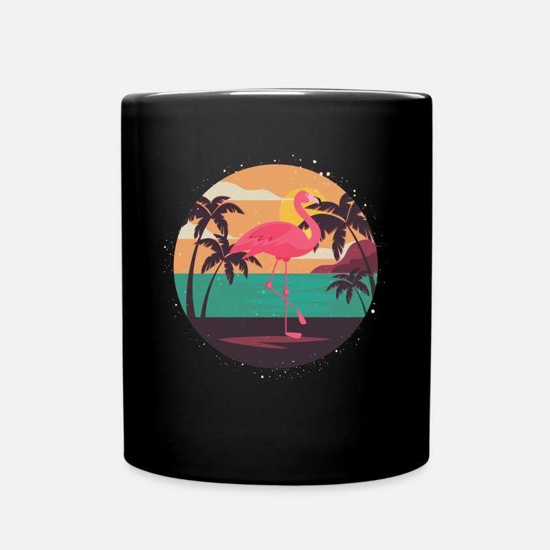 Flamingo - Mug uni - noir