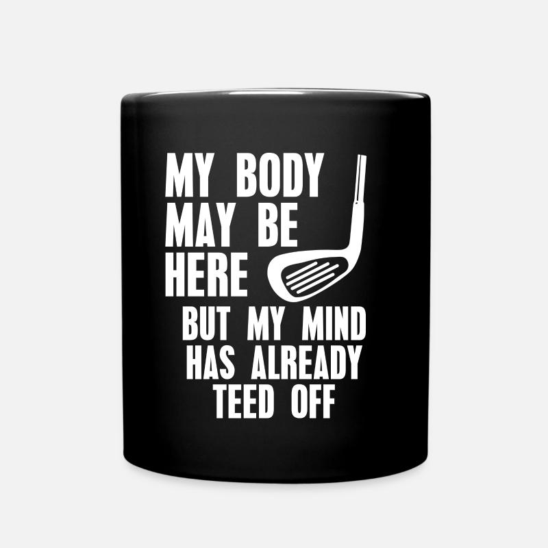 Golfeur - Mug uni - noir