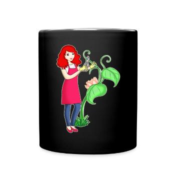 Jardinage - Mug uni - noir - Devant