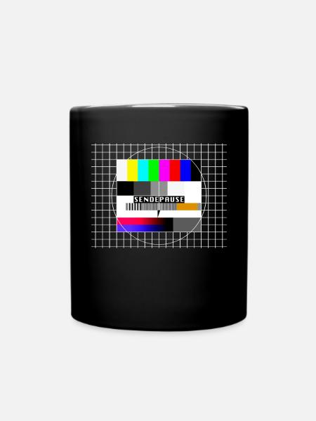 Photo d’essai Émission pause 80 années 90 costume de fête - Mug uni - noir