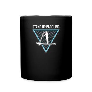 Stand Up Paddling Surfing Paddling Gift - Full Colour Mug - black - Front
