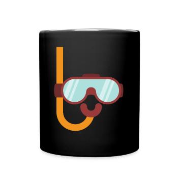 Diving gift diver - Full Colour Mug - black - Front
