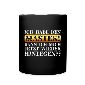 J'ai le maître! - Mug uni - noir - Devant