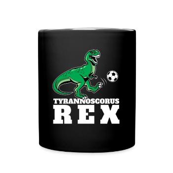 Tyrannoscorus Rex | Lustiger Tyrannosaurus Trex - Tasse einfarbig - Schwarz - Vorne
