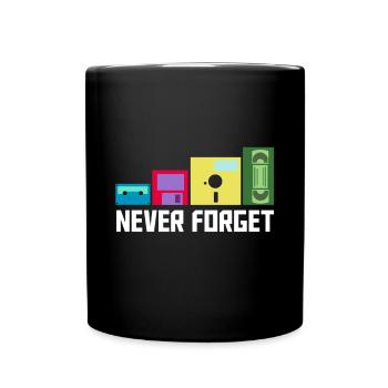 Kassette - Tasse einfarbig - Schwarz - Vorne