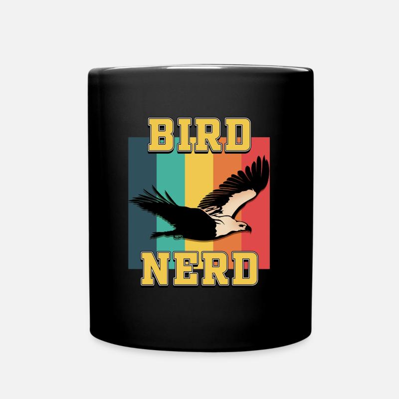 Bird NERD - Full Colour Mug - black