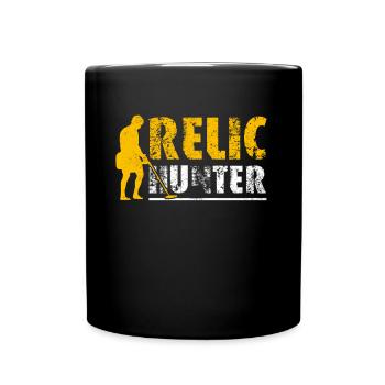 Metal Detector Locator Gift T-Shirt - Full Colour Mug - black - Front
