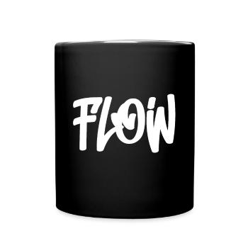Flow - Graffiti - Hip Hop - Mug uni - noir - Devant