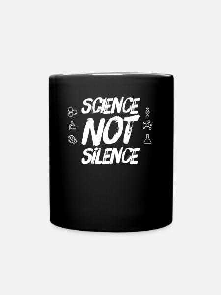 Science not Silence Sauvez le monde - Mug uni - noir