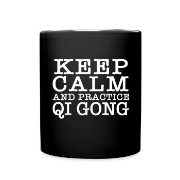 Chemise à motif de tranquillité Qi Gong - Mug uni - noir - Devant