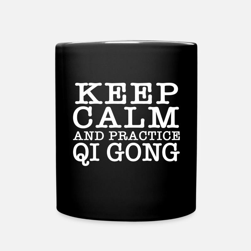 Chemise à motif de tranquillité Qi Gong - Mug uni - noir