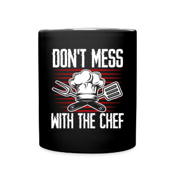 Chef Cooking Kitchen Gift - Tasse einfarbig - Schwarz - Vorne