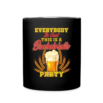Everybody Be Cool - Tasse einfarbig - Schwarz - Vorne