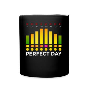 Kitesurfen Surfer Kiten Surfen Meer Fan Geschenk - Tasse einfarbig - Schwarz - Vorne