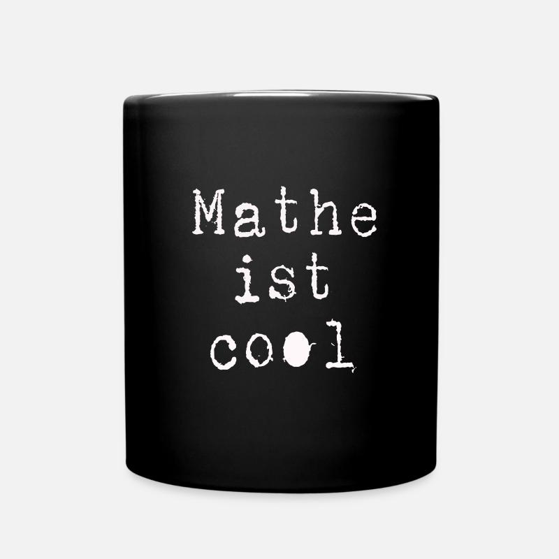 Mathe - Tasse einfarbig - Schwarz