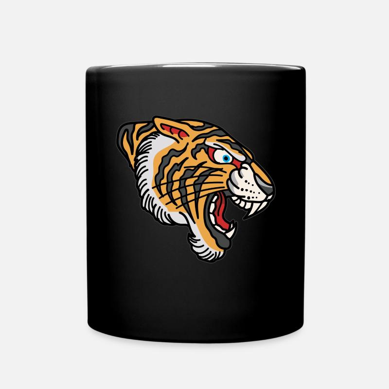 TIGER Tête - Mug uni - noir