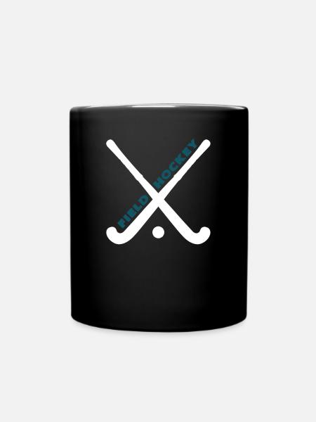 Hockey sur gazon - Mug uni - noir