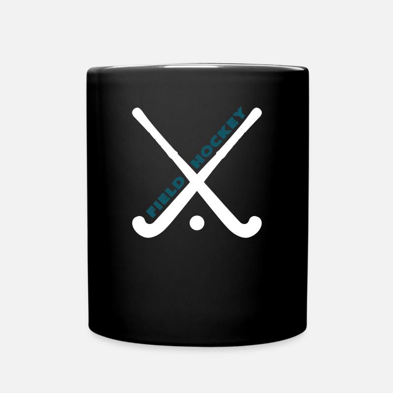 Feldhockey - Tasse einfarbig - Schwarz