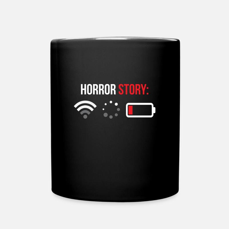 Wifi - Histoire d'horreur - Mug uni - noir
