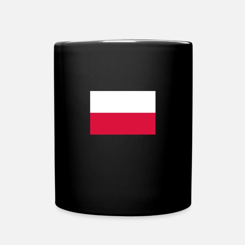 Drapeau pologne drapeau polonais polonais Pologne - Mug uni - noir